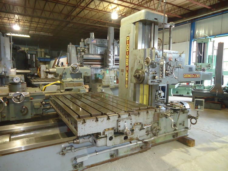 4" GIDDINGS & LEWIS ... HORIZONTAL BORING MILL